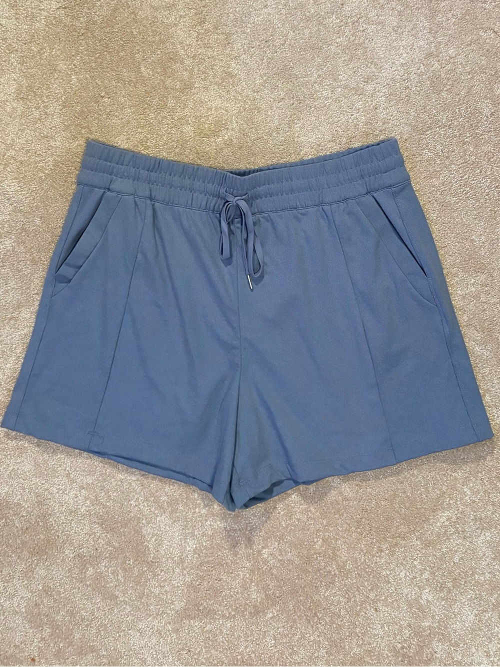 BCBG Navy Drawstring Athletic Shorts Size XXL Has Pockets